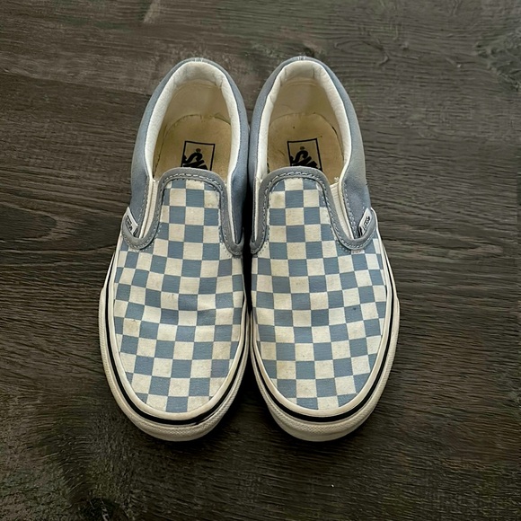 Vans Other - Vans Youth Size 2.5 Checkered Blue